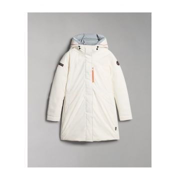 Geaca matlasata cu gluga si talie ajustabila Thermo Puffer -