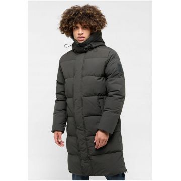 Jacheta Barbati -  Leroy - Regular Fit - Design Clasic - Maneci Lungi - 2 Buzunare - Cu Fermoar - Bumbac - 3XL INTL - Negru