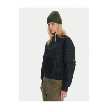 Jacheta Bomber de dama  negru -