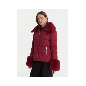 Jacheta de tranzitie pentru femei  bordo