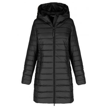 Jacheta usoara matlasata cu dunga - de tranzitie -  J-Salama - neagra - Negru