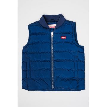 Vesta cu vatelina si fermoar - Bleumarin