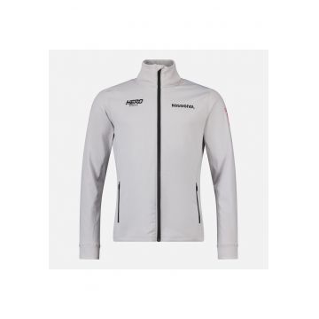 Bluza sport  HERO MID LAYER STRETCH - cu fermoar - pentru barbati - gri - Gri