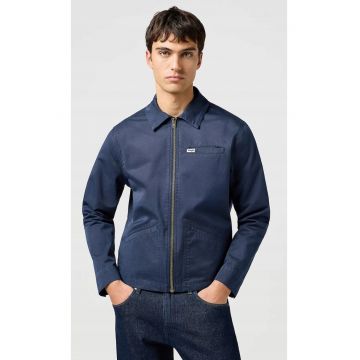 Geaca barbati -  RODEO UTILITY JACKET - fermoar - albastru - bumbac