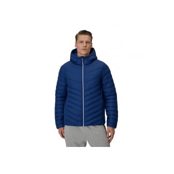 Geaca barbati sport  bleumarin - hidrofoba - izolatie usoara - gluga integrata -