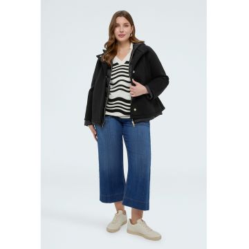 Geaca cu model 2in1 - Negru