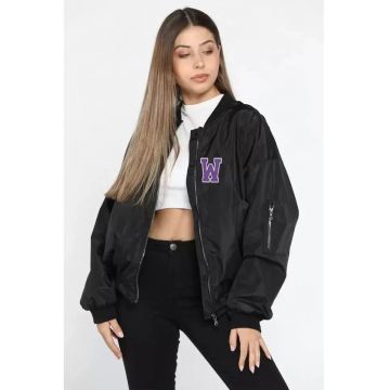 Geaca dama -  bumbac/poliester/elastan - multicolor