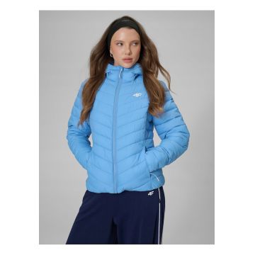 Geaca dama  puf - hidrofob - albastru - sintetic