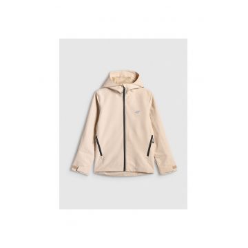 Geaca de fete  bej - impermeabila - confortabila