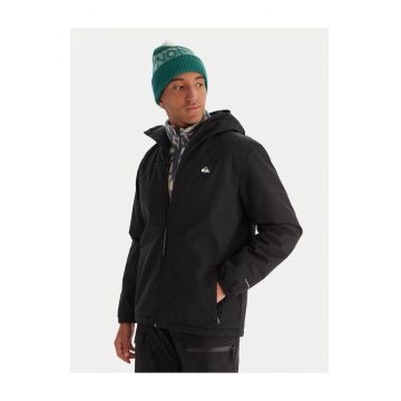 Geaca de tranzitie barbateasca  negru - fabricata din material rezistent