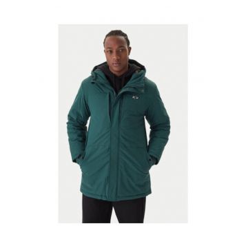 Geaca de tranzitie barbati -  verde - 87% nailon - 13% elastan -