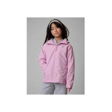 Geaca de tranzitie  pentru copii - roz - membrana NeoDry - protectie impotriva ploii - pentru fete