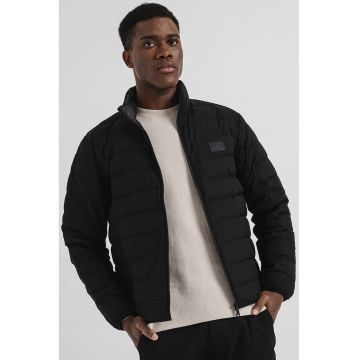 Geaca matlasata cu umplutura cu puf - Negru