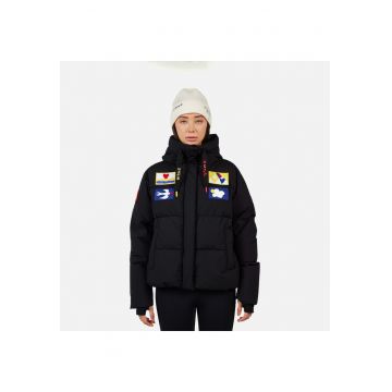 Geaca ski  JCC ALLSNOW DOWN - culoare negru - Negru