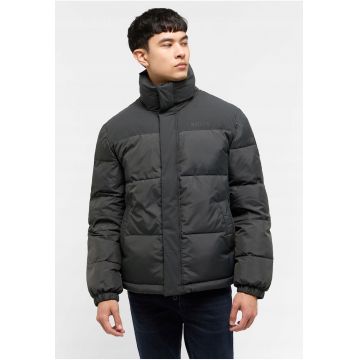 Jacheta Barbati -  Oakfield - Regular Fit - Design Clasic - Maneci Lungi - 2 Buzunare - Cu Fermoar - Bumbac - 3XL INTL - Negru