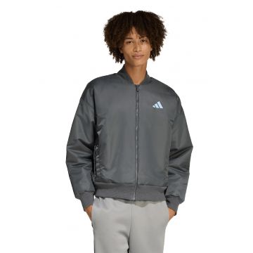 Jacheta bomber cu fermoar Stadium - Albastru glaciar/Gri inchis