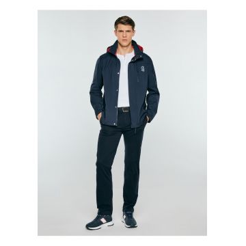 Jacheta cu gluga detasabila si buzunare cu fermoar Dalary 403