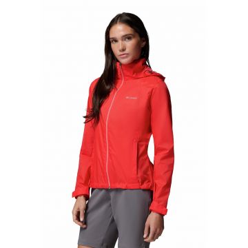 Jacheta cu gluga pentru drumetii Switchback™ IV - Rosu vermillion