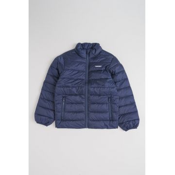 Jacheta cu vatelina si fermoar bidirectional - Bleumarin