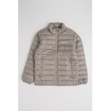 Jacheta cu vatelina si fermoar bidirectional - Verde sparanghel