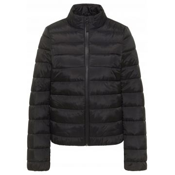 Jacheta Dama -  Regina Jet - Regular Fit - Design Clasic - Maneci Lungi - 2 Buzunare - Cu Fermoar - Bumbac - S INTL - Negru