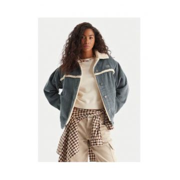 Jacheta de tranzitie -  albastru - bumbac -