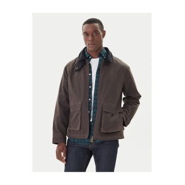 Jacheta de tranzitie barbati  maro - material rezistent