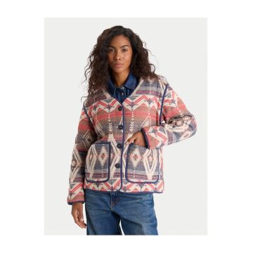 Jacheta de tranzitie pentru femei  multicolora -