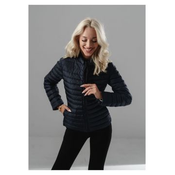 Jacheta femei  puf de gasca bleumarin - marime S/36