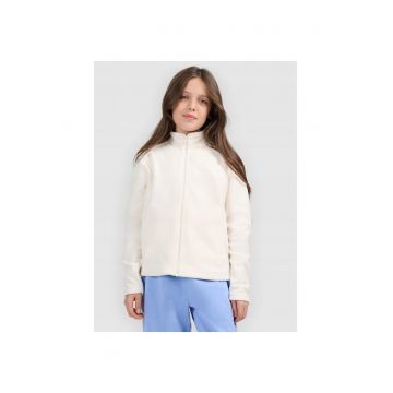 Jacheta fete JRSS26TFLEF507-11S - 4F - poliester - Alb -