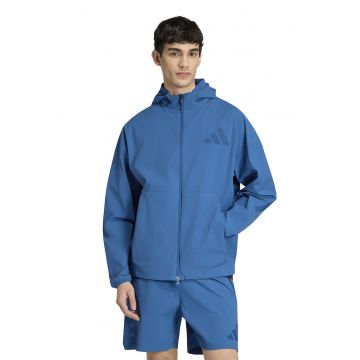 Jacheta lejera cu gluga Z.N.E. - Albastru lavanda