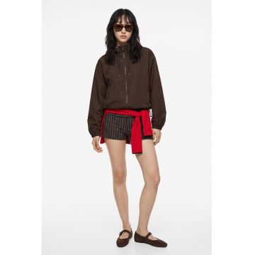 Jacheta uni cu terminatie cu snur - Maro inchis