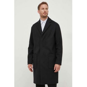 Palton de lana  K10K111745 - Negru