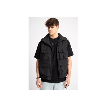 Vesta matlasata cu buzunare laterale -